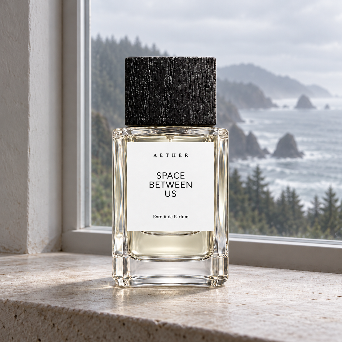 Space Between Us Extrait de Parfum — atmospheric lifestyle scene